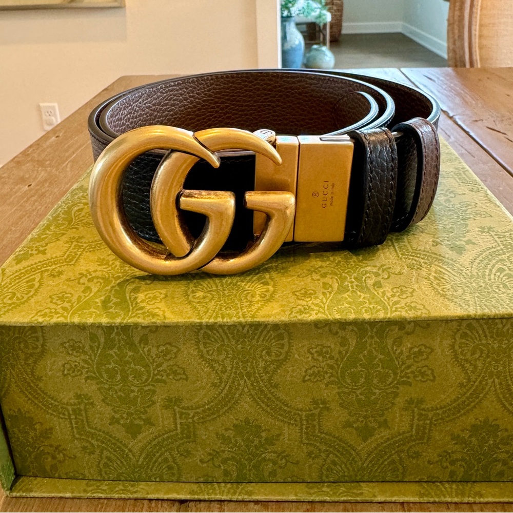 Gucci Marmont Reversible Belt